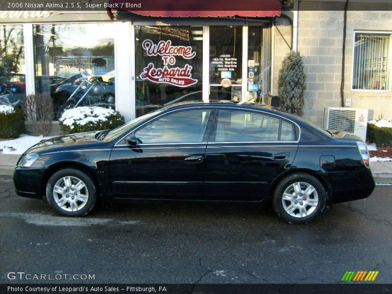 Super Black / Blond 2006 Nissan Altima 2.5 S