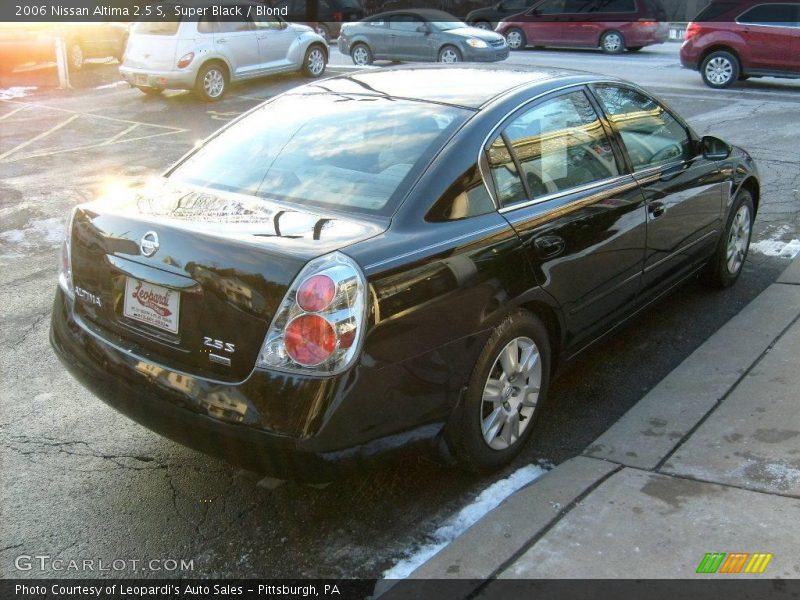Super Black / Blond 2006 Nissan Altima 2.5 S