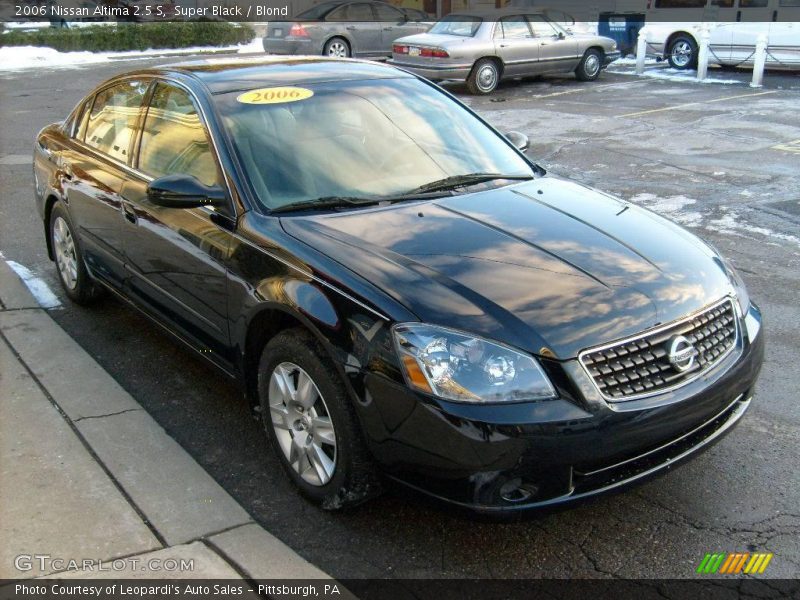 Super Black / Blond 2006 Nissan Altima 2.5 S