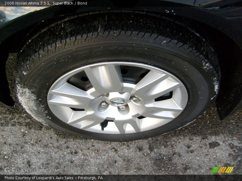 Super Black / Blond 2006 Nissan Altima 2.5 S