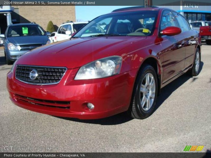 Sonoma Sunset Metallic / Blond 2006 Nissan Altima 2.5 SL