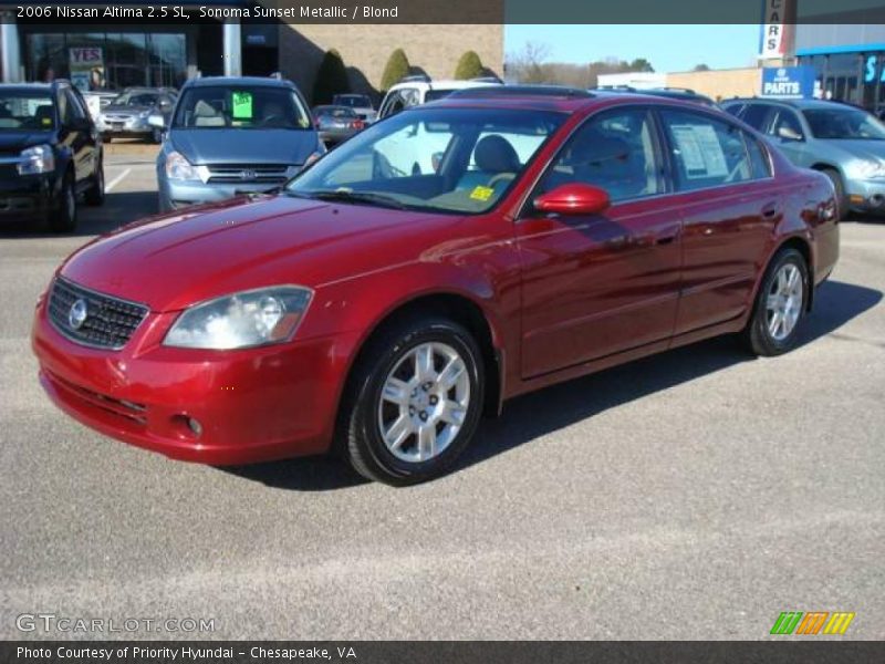 Sonoma Sunset Metallic / Blond 2006 Nissan Altima 2.5 SL