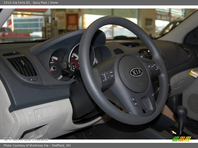 Spicy Red / Stone 2010 Kia Forte EX