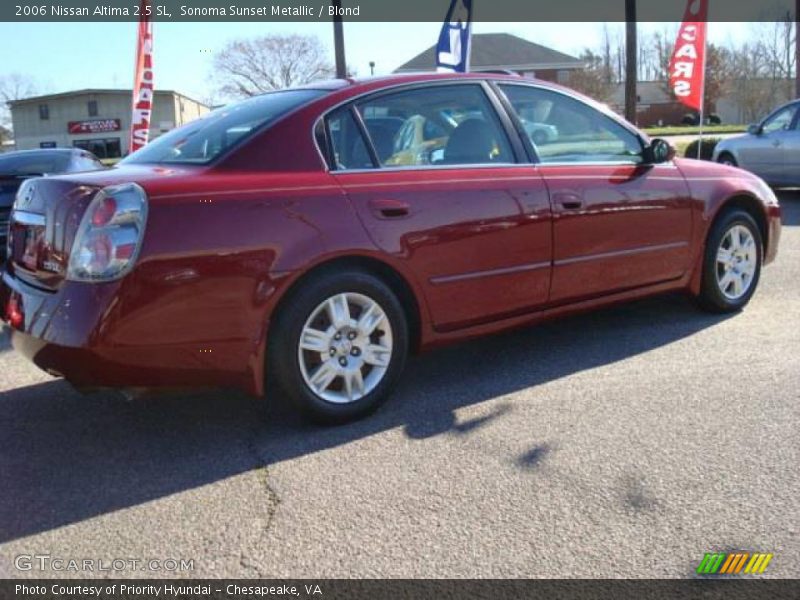 Sonoma Sunset Metallic / Blond 2006 Nissan Altima 2.5 SL