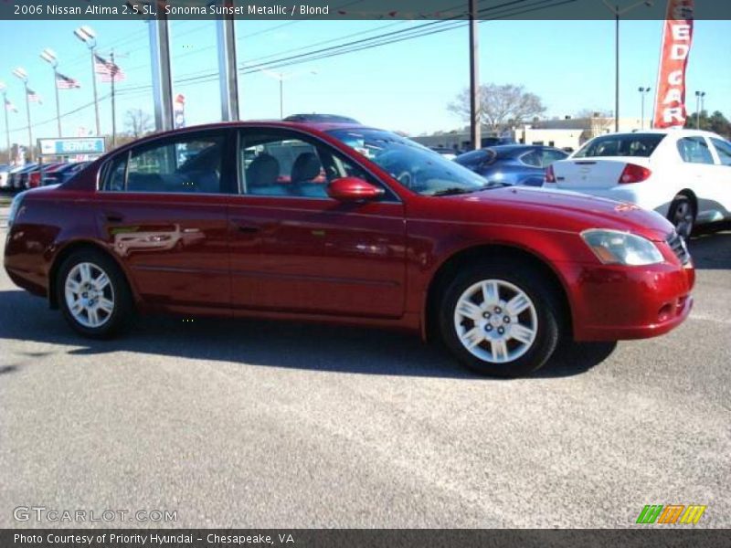 Sonoma Sunset Metallic / Blond 2006 Nissan Altima 2.5 SL