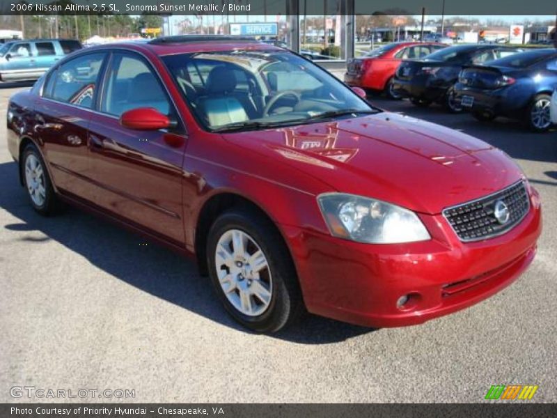 Sonoma Sunset Metallic / Blond 2006 Nissan Altima 2.5 SL