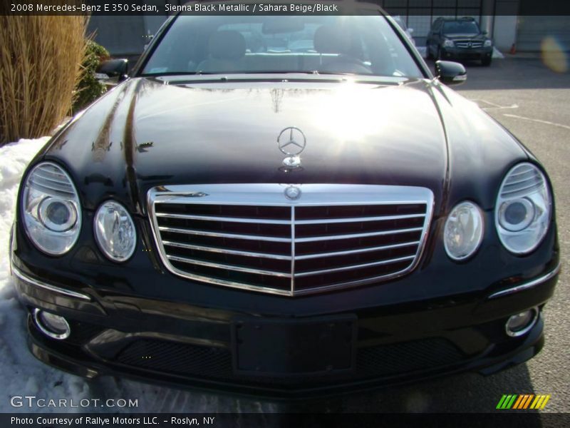 Sienna Black Metallic / Sahara Beige/Black 2008 Mercedes-Benz E 350 Sedan