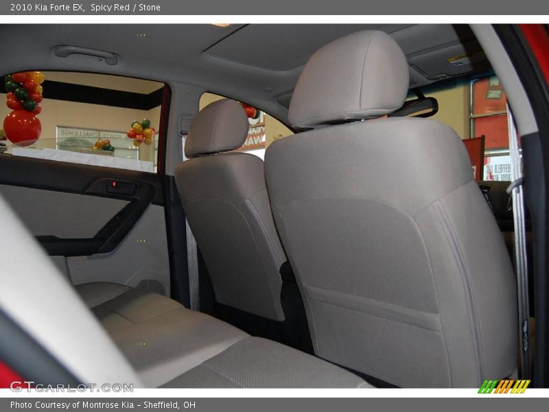 Spicy Red / Stone 2010 Kia Forte EX