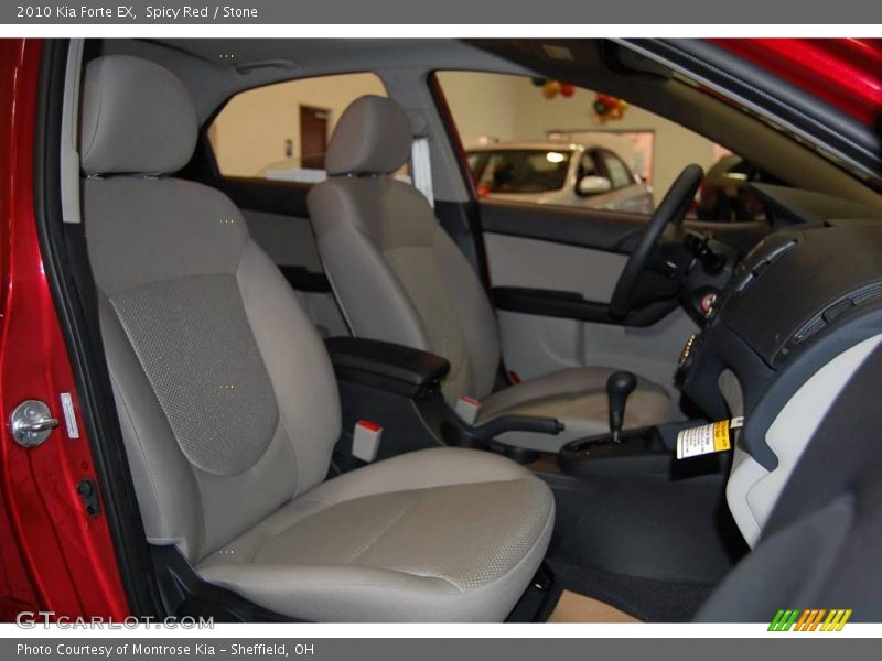 Spicy Red / Stone 2010 Kia Forte EX