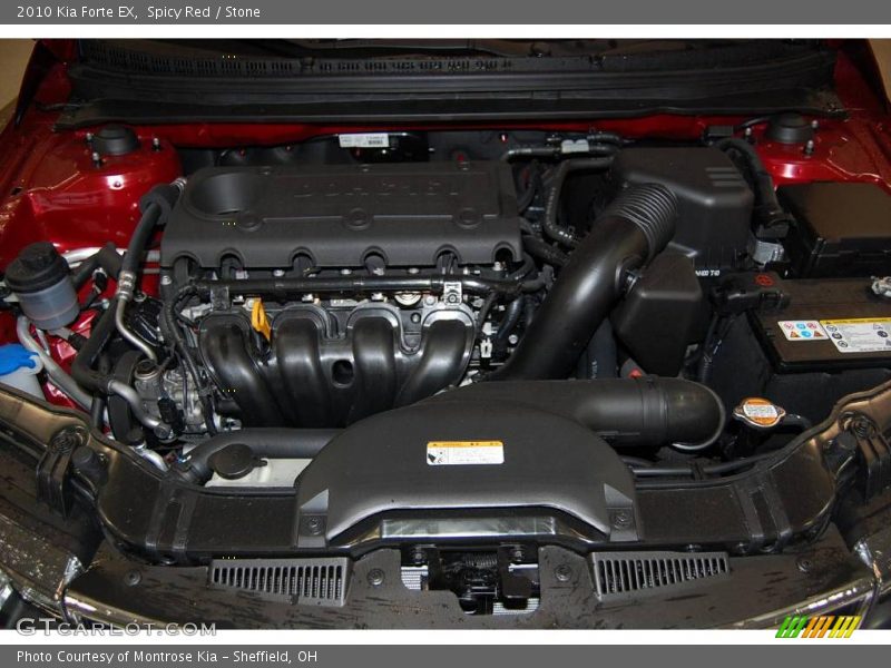 Spicy Red / Stone 2010 Kia Forte EX