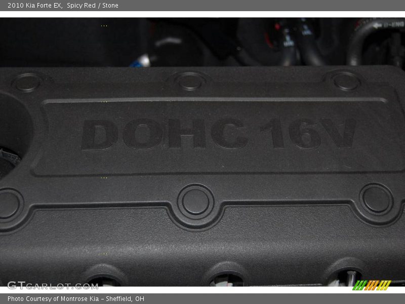 Spicy Red / Stone 2010 Kia Forte EX