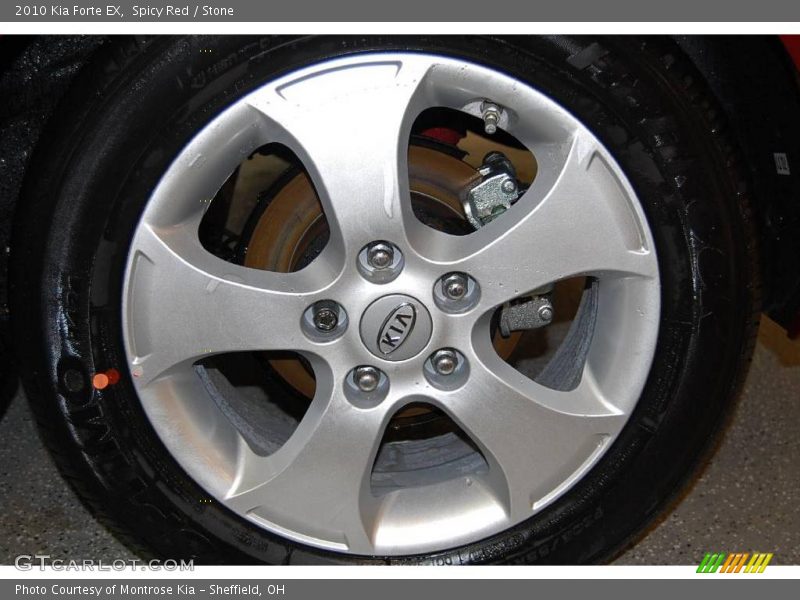 Spicy Red / Stone 2010 Kia Forte EX