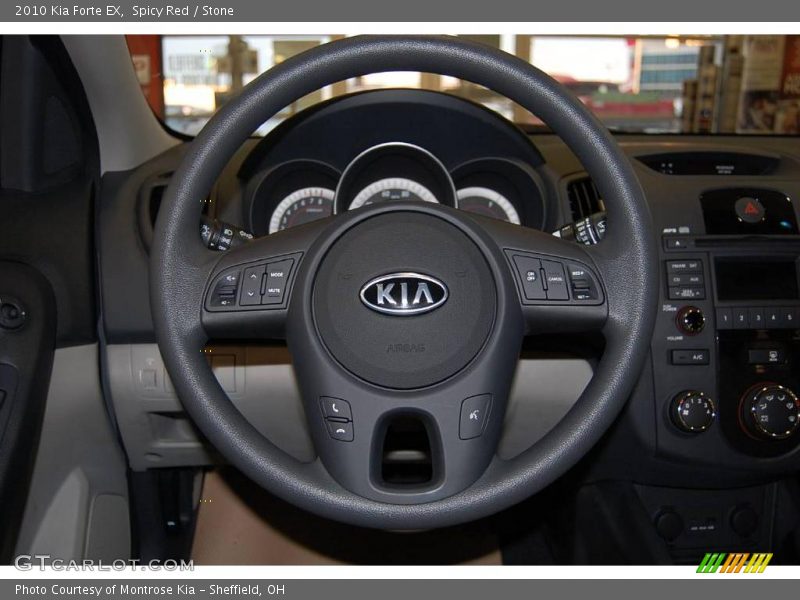 Spicy Red / Stone 2010 Kia Forte EX
