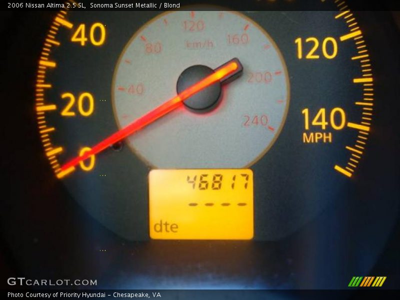 Sonoma Sunset Metallic / Blond 2006 Nissan Altima 2.5 SL