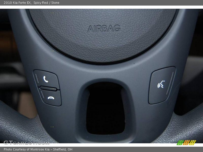 Spicy Red / Stone 2010 Kia Forte EX