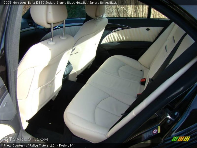 Sienna Black Metallic / Sahara Beige/Black 2008 Mercedes-Benz E 350 Sedan