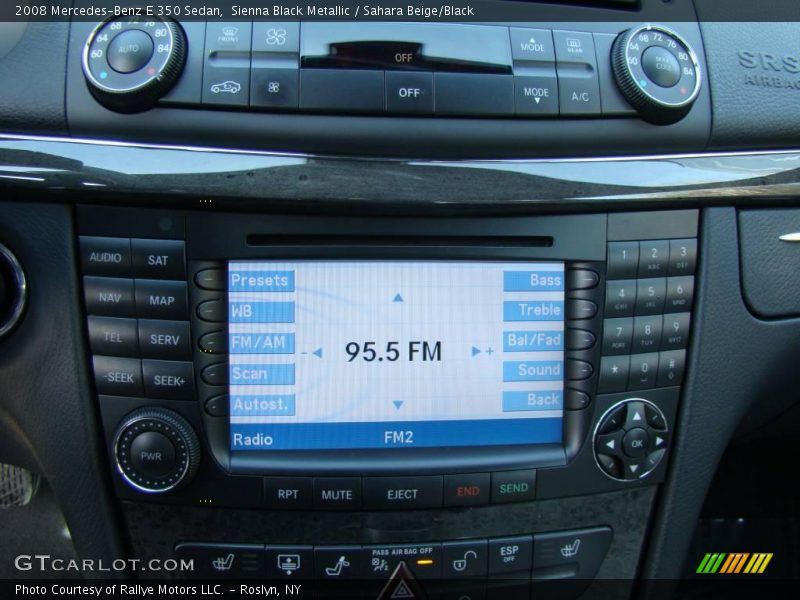 Sienna Black Metallic / Sahara Beige/Black 2008 Mercedes-Benz E 350 Sedan