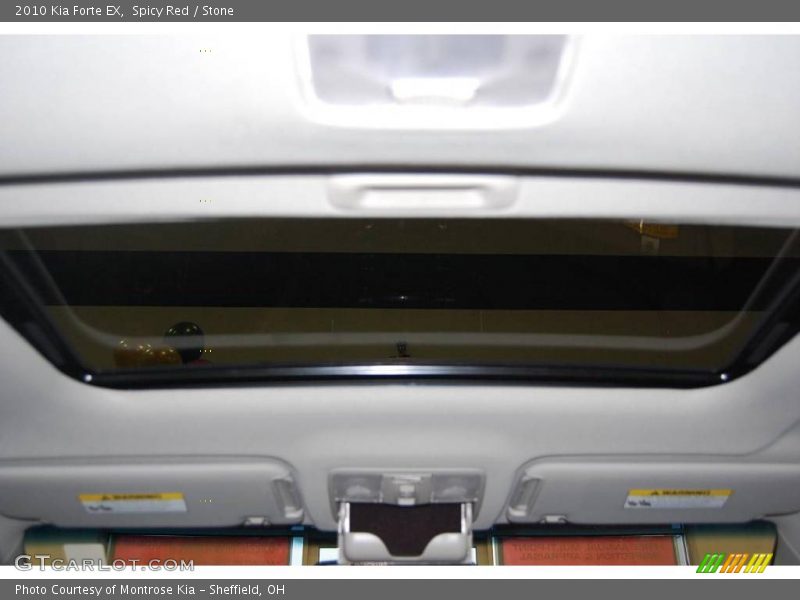 Spicy Red / Stone 2010 Kia Forte EX