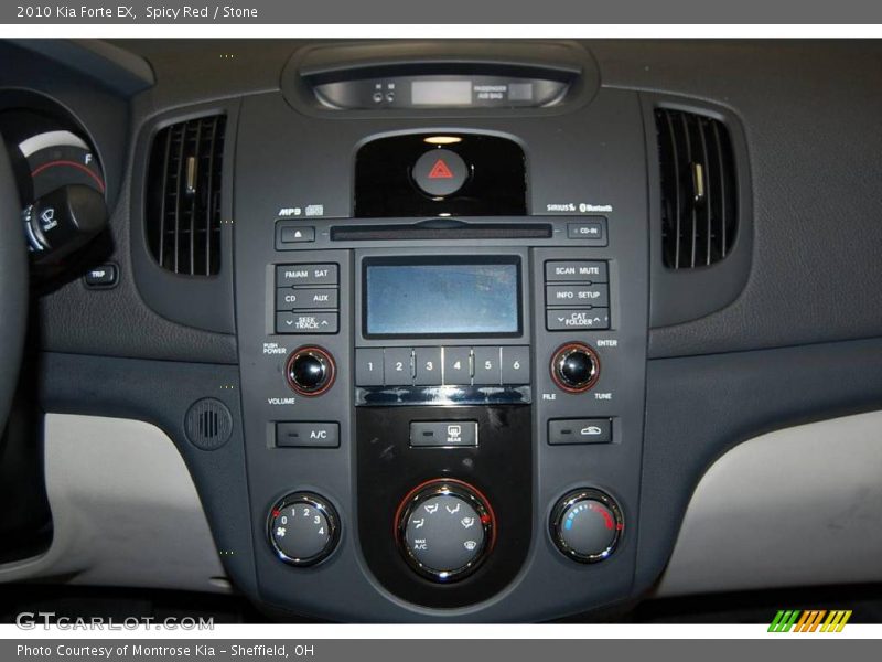 Spicy Red / Stone 2010 Kia Forte EX