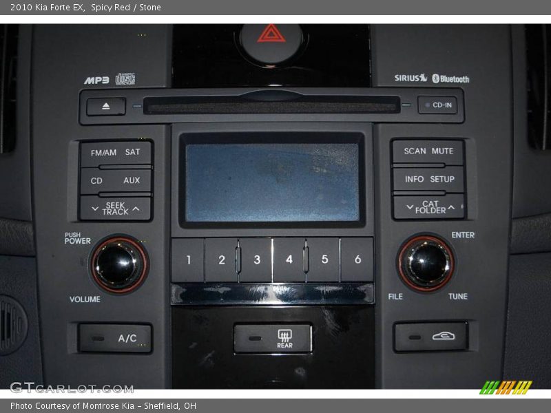 Spicy Red / Stone 2010 Kia Forte EX