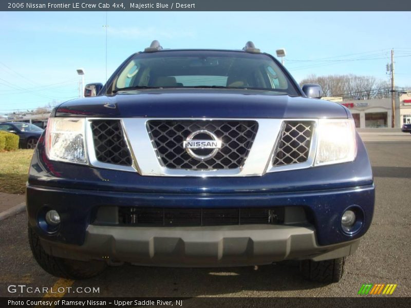Majestic Blue / Desert 2006 Nissan Frontier LE Crew Cab 4x4