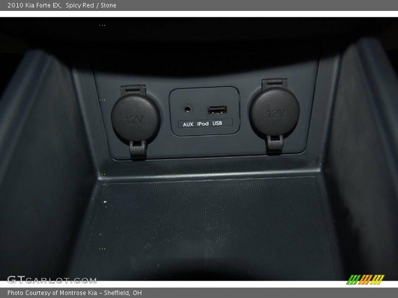 Spicy Red / Stone 2010 Kia Forte EX