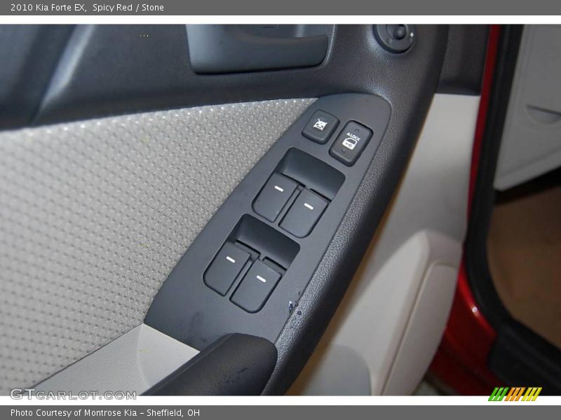 Spicy Red / Stone 2010 Kia Forte EX