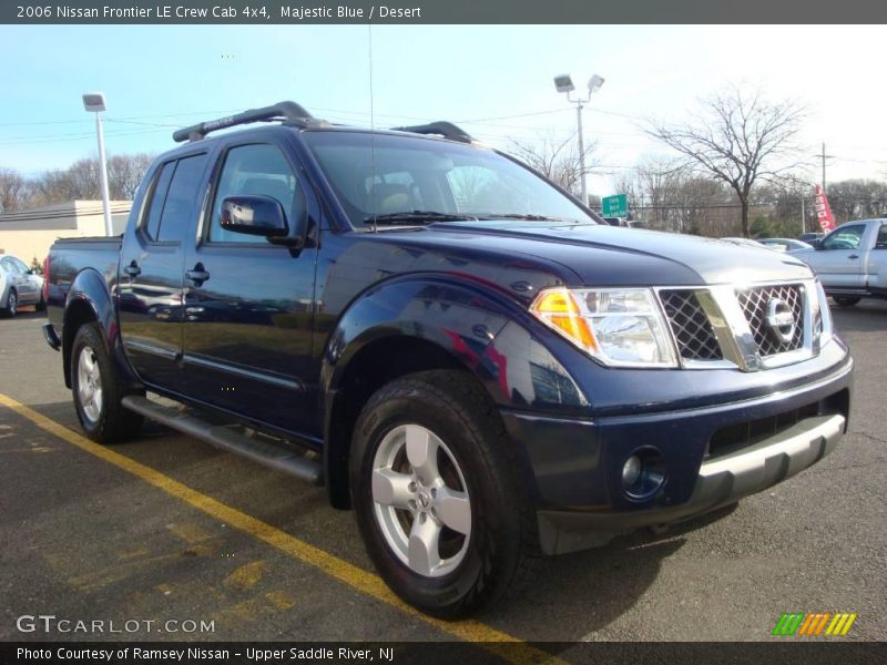 Majestic Blue / Desert 2006 Nissan Frontier LE Crew Cab 4x4