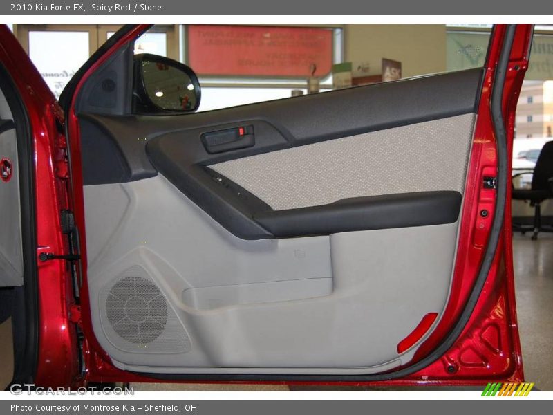 Spicy Red / Stone 2010 Kia Forte EX