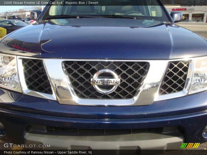 Majestic Blue / Desert 2006 Nissan Frontier LE Crew Cab 4x4