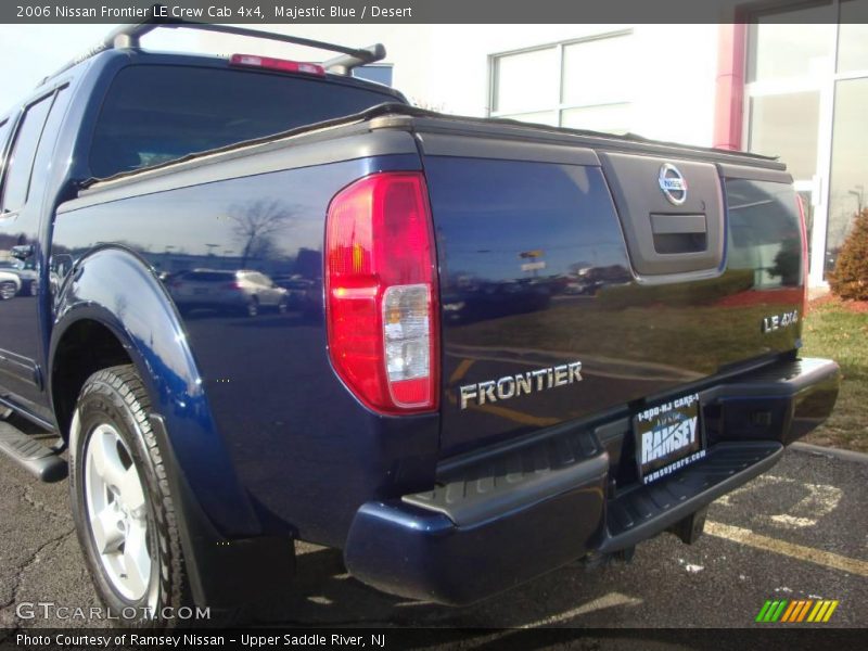 Majestic Blue / Desert 2006 Nissan Frontier LE Crew Cab 4x4