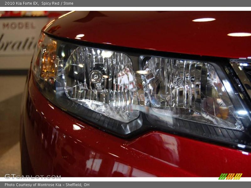 Spicy Red / Stone 2010 Kia Forte EX
