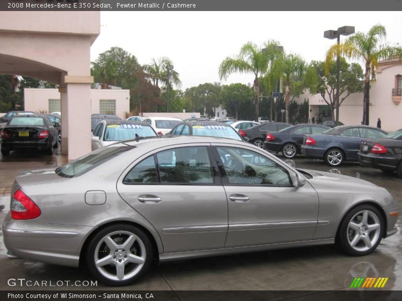 Pewter Metallic / Cashmere 2008 Mercedes-Benz E 350 Sedan