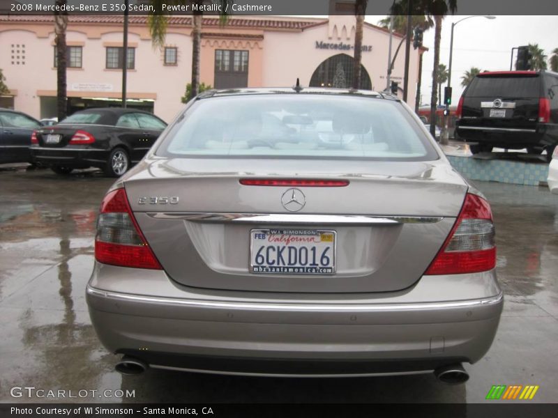 Pewter Metallic / Cashmere 2008 Mercedes-Benz E 350 Sedan