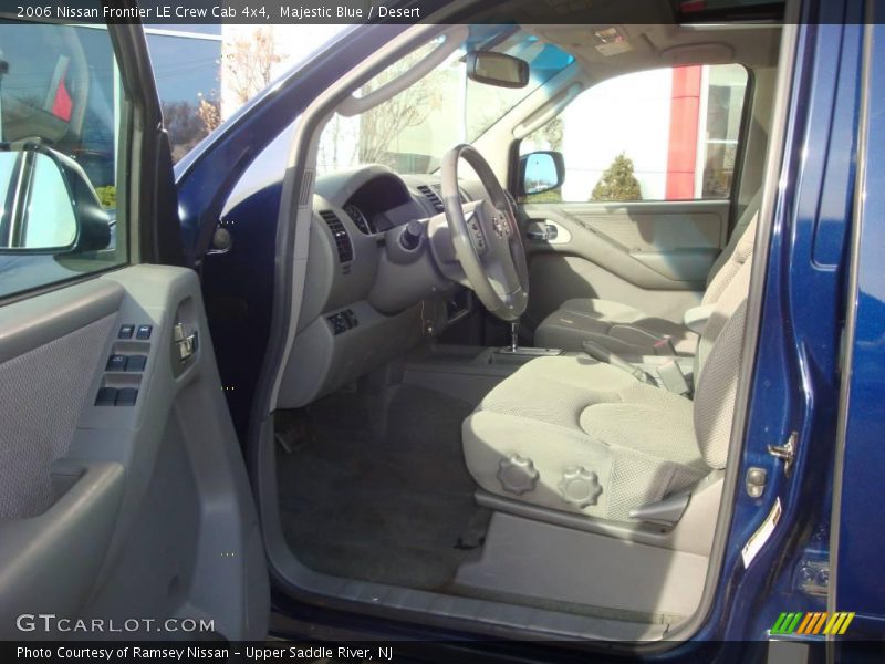 Majestic Blue / Desert 2006 Nissan Frontier LE Crew Cab 4x4