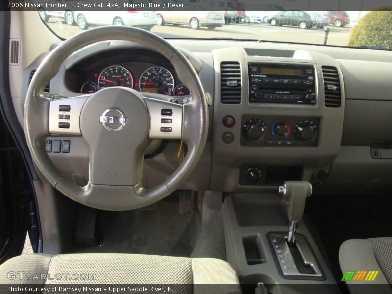 Majestic Blue / Desert 2006 Nissan Frontier LE Crew Cab 4x4
