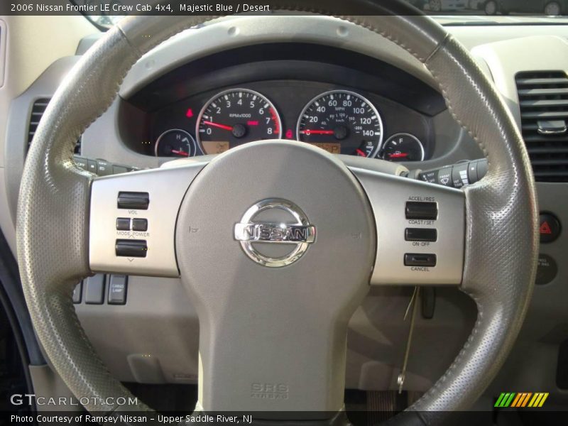 Majestic Blue / Desert 2006 Nissan Frontier LE Crew Cab 4x4