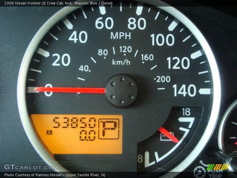 Majestic Blue / Desert 2006 Nissan Frontier LE Crew Cab 4x4