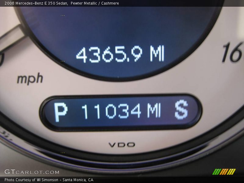 Pewter Metallic / Cashmere 2008 Mercedes-Benz E 350 Sedan