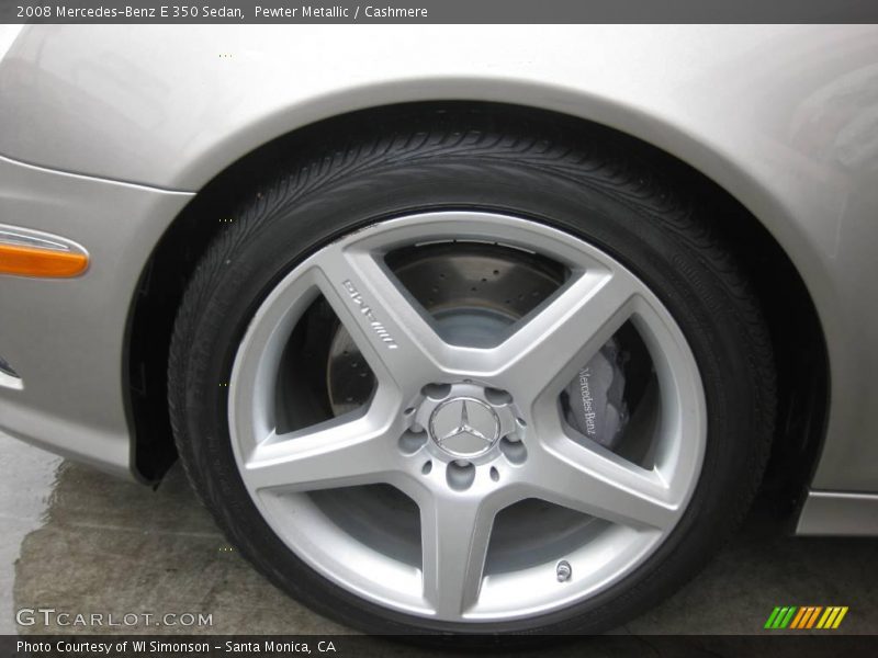 Pewter Metallic / Cashmere 2008 Mercedes-Benz E 350 Sedan