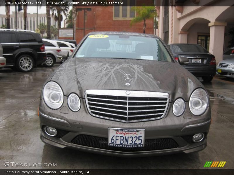 Indium Grey Metallic / Cashmere 2009 Mercedes-Benz E 350 Sedan