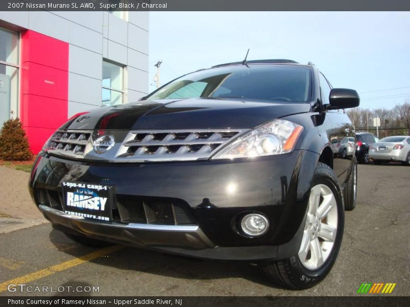 Super Black / Charcoal 2007 Nissan Murano SL AWD