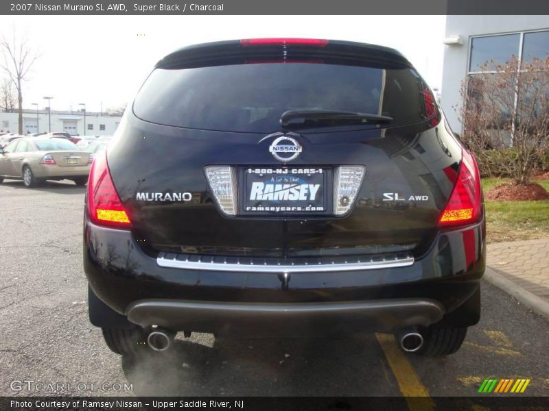 Super Black / Charcoal 2007 Nissan Murano SL AWD