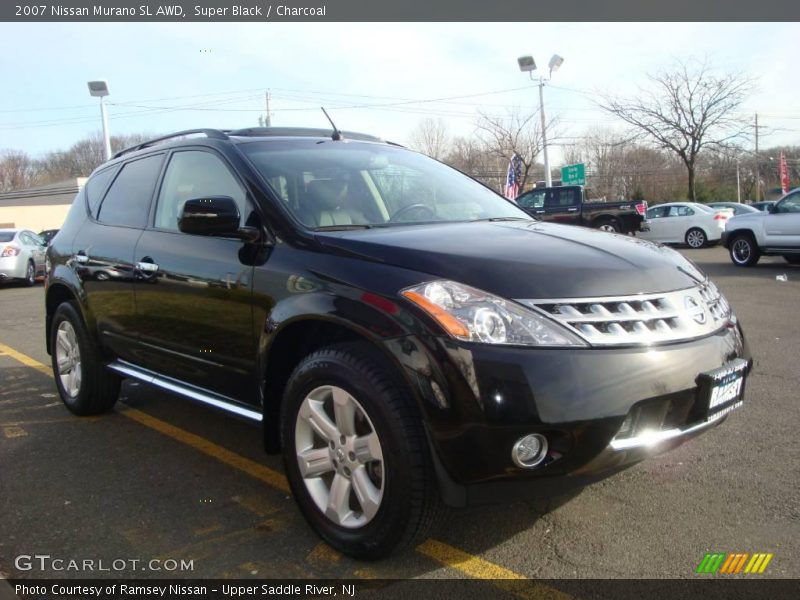Super Black / Charcoal 2007 Nissan Murano SL AWD