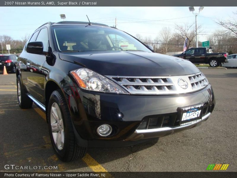 Super Black / Charcoal 2007 Nissan Murano SL AWD