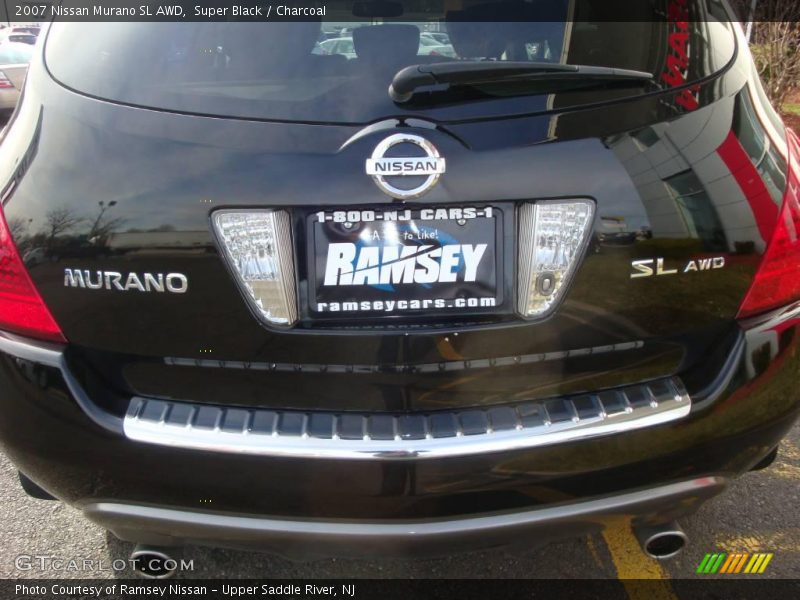 Super Black / Charcoal 2007 Nissan Murano SL AWD