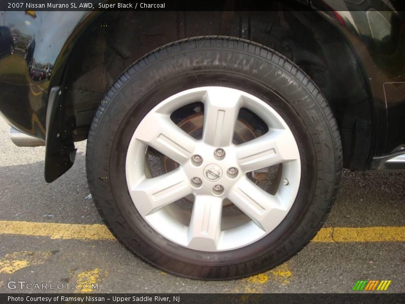 Super Black / Charcoal 2007 Nissan Murano SL AWD