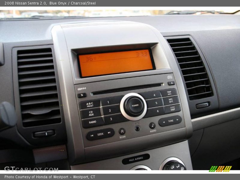 Blue Onyx / Charcoal/Steel 2008 Nissan Sentra 2.0