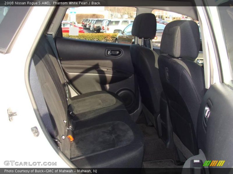 Phantom White Pearl / Black 2008 Nissan Rogue S AWD