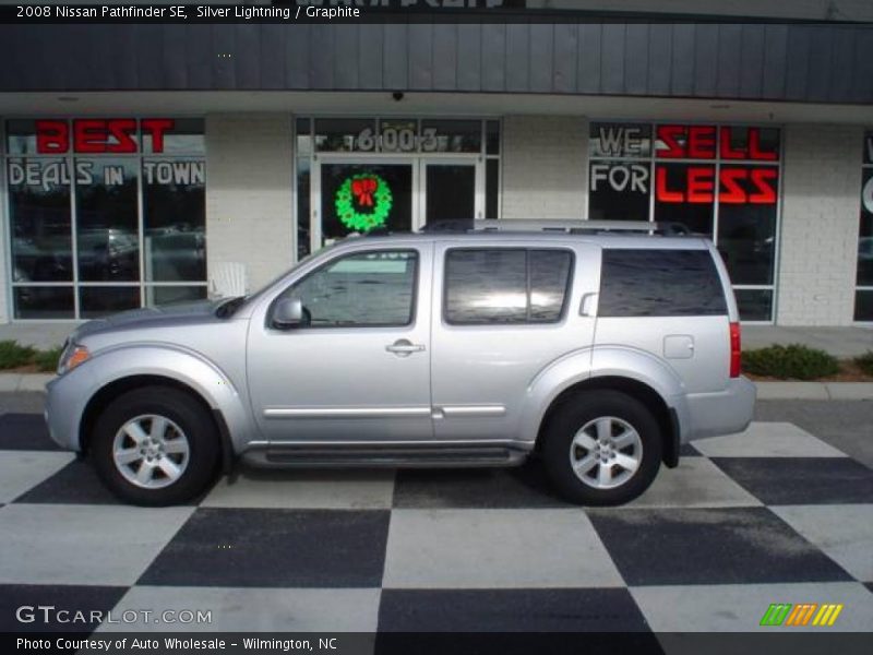 Silver Lightning / Graphite 2008 Nissan Pathfinder SE